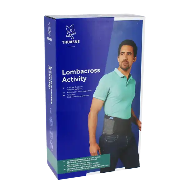 Lombacross Activity Ceinture Lombaire Noir H21cm T2