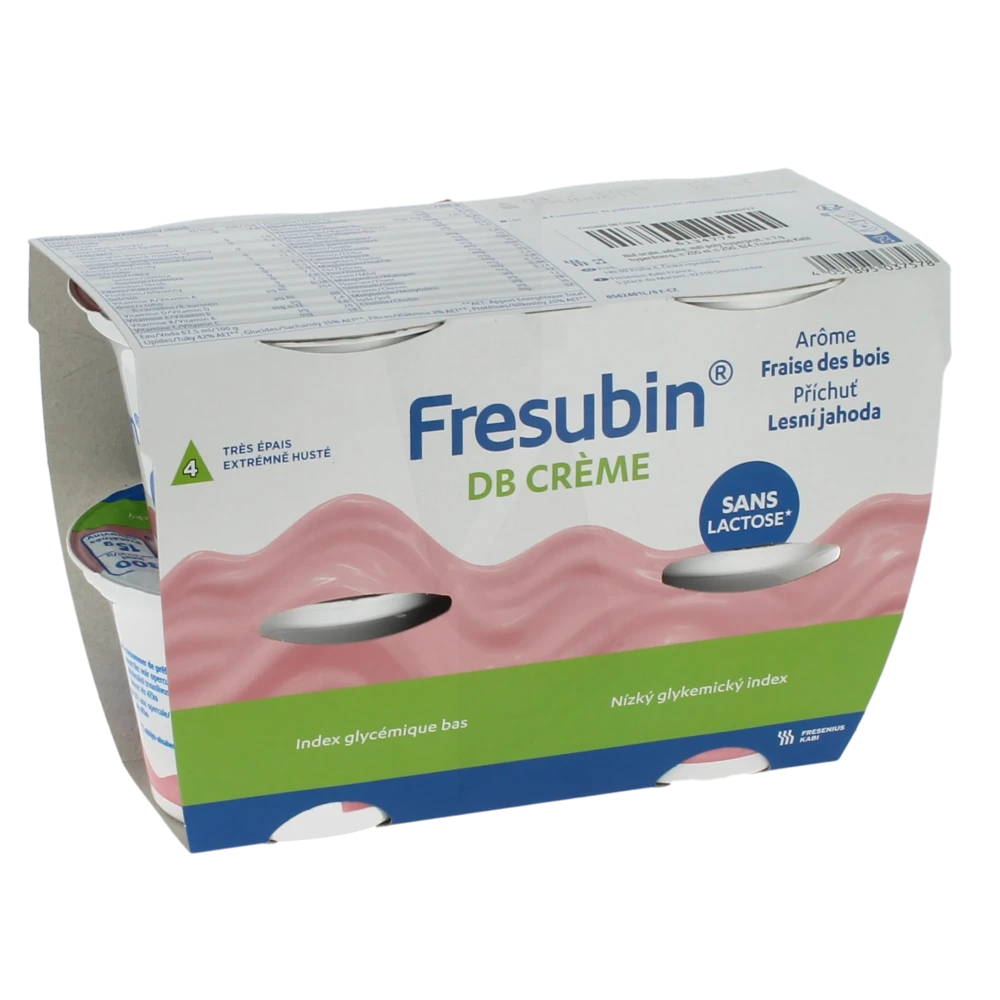 Fresubin Db Crème Nutriment Fraise Des Bois 4pots/200g