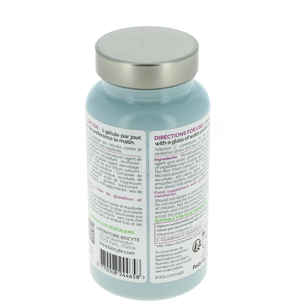 biocyte glutathione liposomal Grande Pharmacie de France - Parapharmacie Biocyte Glutathion Liposomal  Gélules Boîte De 30