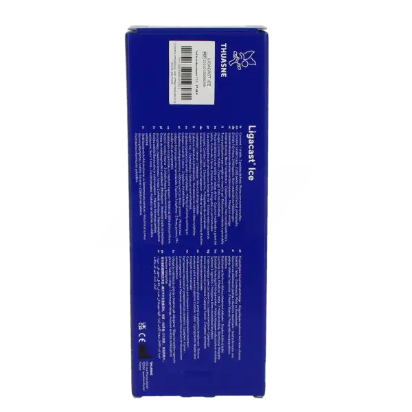 Thuasne Ligacast Ice Chevillère Noir/bleu Taille 0