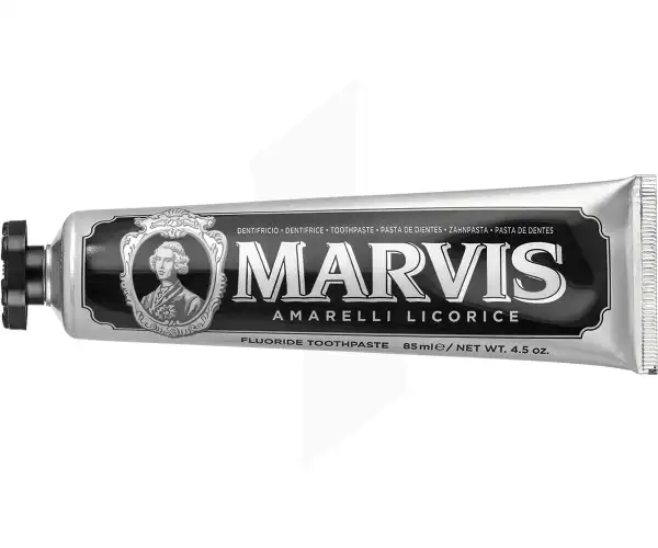 Marvis Noir Pâte Dentifrice Menthe Réglisse T/85ml