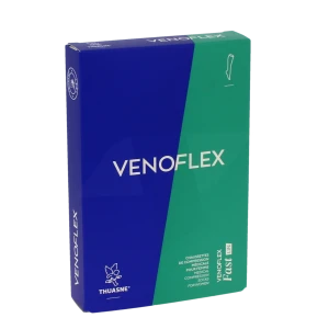 Venoflex Fast 2 Chaussette Lin Femme Naturel Taille 3n