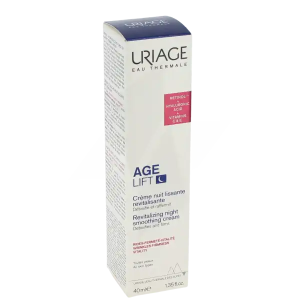 Uriage Age Lift Crème Nuit Lissante Revitalisante Fl Airless/40ml