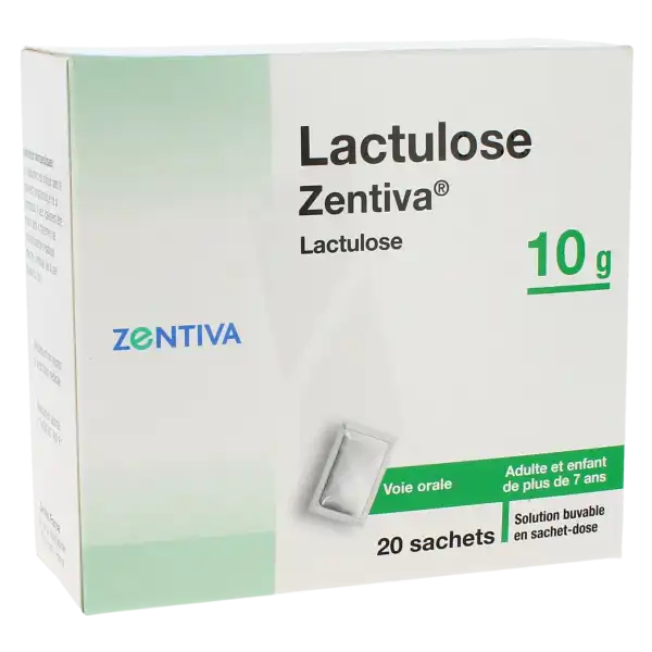 Lactulose Zentiva 10 G, Solution Buvable En Sachet-dose