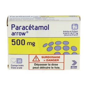 Paracetamol Arrow 500 Mg, Comprimé