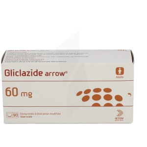 Gliclazide Arrow 60 Mg, Comprimé à Libération Modifiée