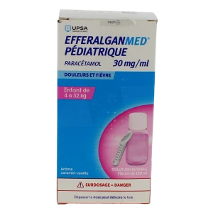 Efferalganmed Pediatrique 30 Mg/ml, Solution Buvable