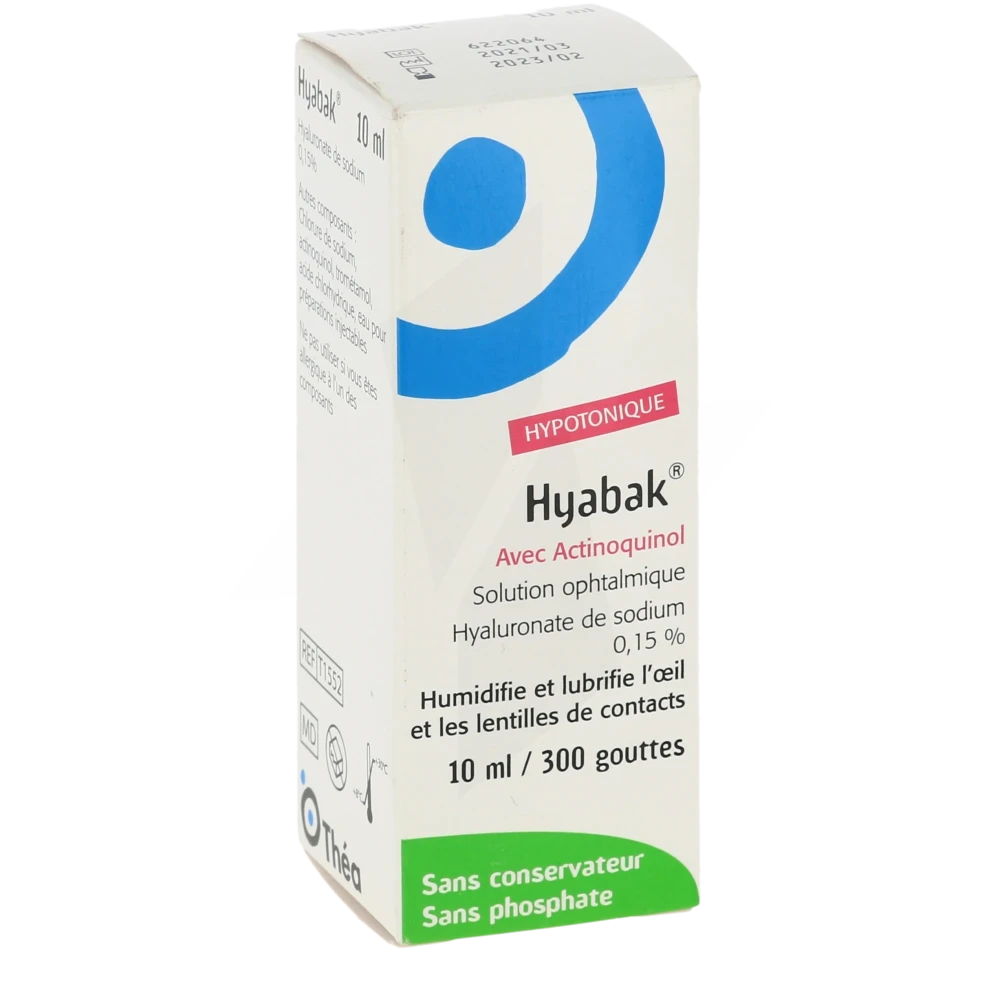 Hyabak 0,15 %, Fl 10 Ml