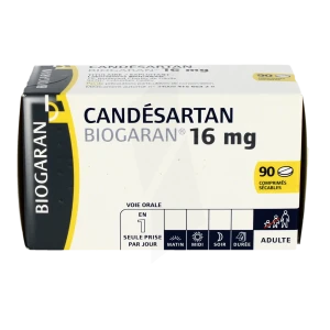 Candesartan Biogaran 16 Mg, Comprimé Sécable