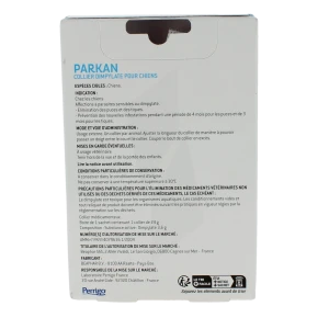 Parkan Collier Dimpylate Pour Chiens, Collier Médicamenteux