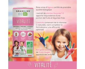 Granions Kid Bio Vitalité Solution Buvable Fl/125ml