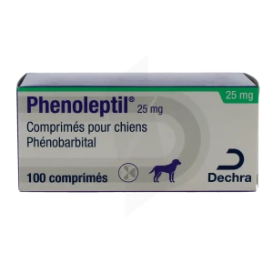 Phenoleptil 25 Mg Comprimes Pour Chiens, Comprimé