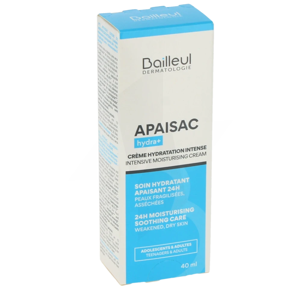 Apaisac Hydra+ Cr Hydratation Intense T/40ml