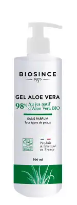 Biosince 1975 Gel Aloé Vera 98% Bio Sans Parfum 500ml à SARROLA-CARCOPINO