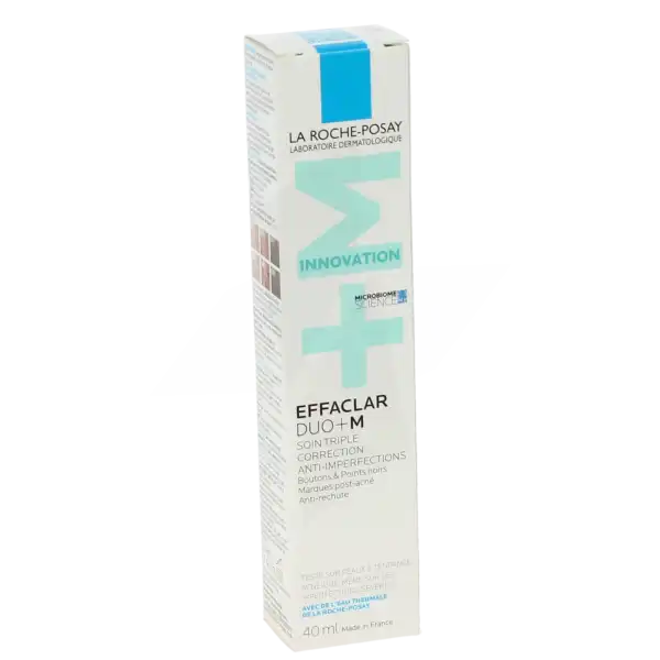 La Roche Posay Effaclar Duo+m Soin Triple Correction Anti-imperfections Boutons & Points Noirs Marques Post-acné Anti-rechute Tube/40ml