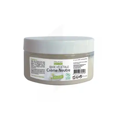 Propos'nature Crème Neutre Bio 75ml à VERNOUX EN VIVARAIS