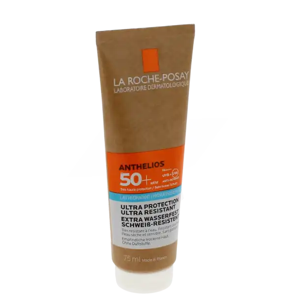 La Roche Posay Anthelios Crème Solaire En Lait Hydratant Corps Spf50+ Sans Parfum Tube/75ml