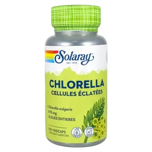 Solaray Chlorella 410mg Capsules Végétales B/100