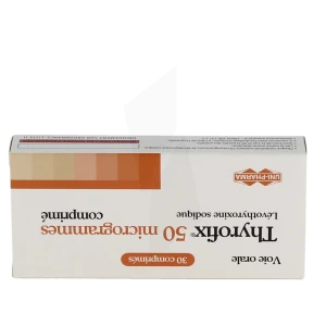 Thyrofix 50 Microgrammes, Comprimé