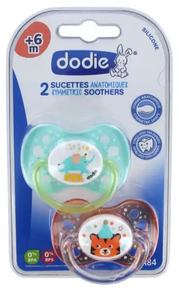 Dodie Sucette Silicone +6mois Duo Cirque