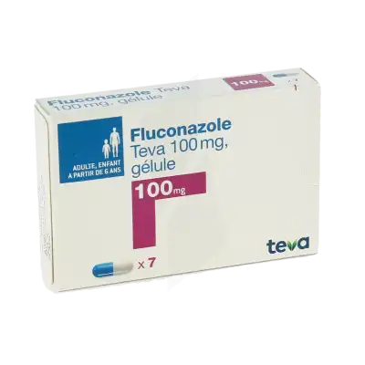 Fluconazole Teva 100 Mg, Gélule à DIJON