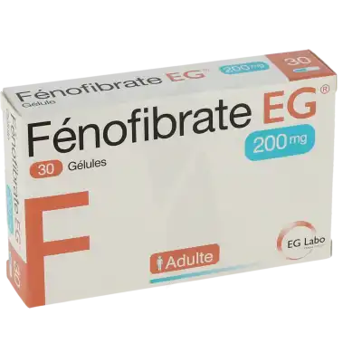 Fenofibrate Eg 200 Mg, Gélule à LIVRON-SUR-DROME