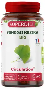 Superdiet Ginkgo Biloba Bio Gélules B/90 à PRUNELLI-DI-FIUMORBO
