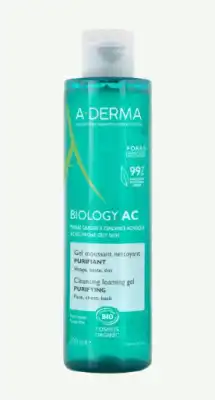 Aderma Biology Ac Gel Moussant Nettoyant Purifiant 200ml à RUMILLY