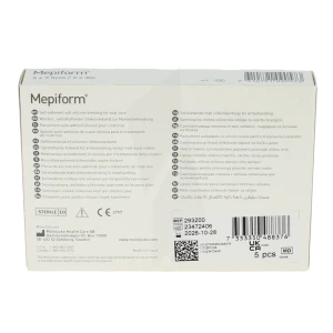 Mepiform Pans Siliconé Cicatrice 5cmx7,5cm B/5