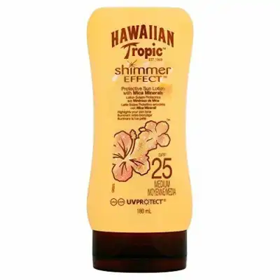 HAWAIIAN TROPIC SPF25 Lait shimmer effect Fl/180ml