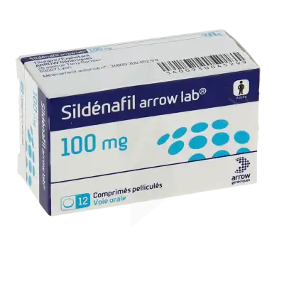 Sildenafil Arrow Lab 100 Mg, Comprimé Pelliculé à Abbeville