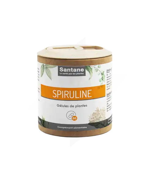 Santane Spiruline Gélules De Poudre De Plantes 250mg B/60