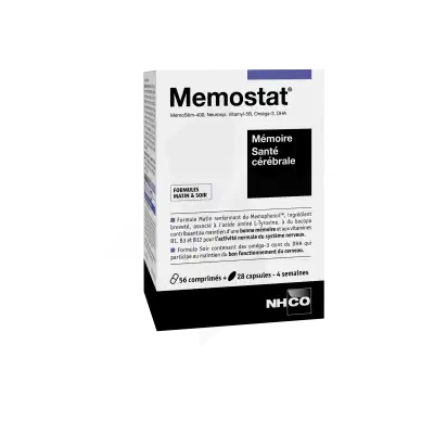 Nhco Nutrition Memostat Comprimés + Capsules Boîte De 56 + 28 à Lons