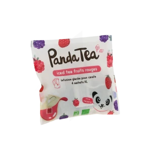 Panda Tea Iced Fruits Rouges Tisane Xxl 4 Sachets