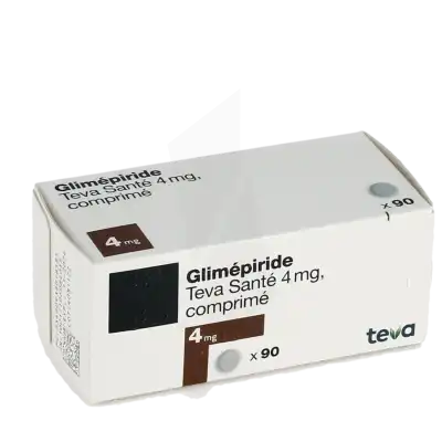 Glimepiride Teva Sante 4 Mg, Comprimé à LA CRAU