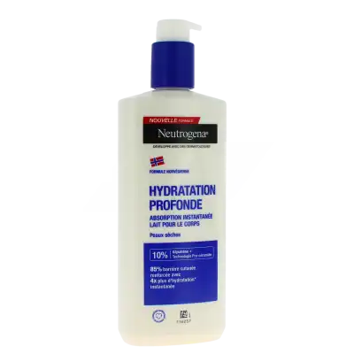 NEUTROGENA Lait hydratation profonde corps 72H Flacon pompe de 400 ml