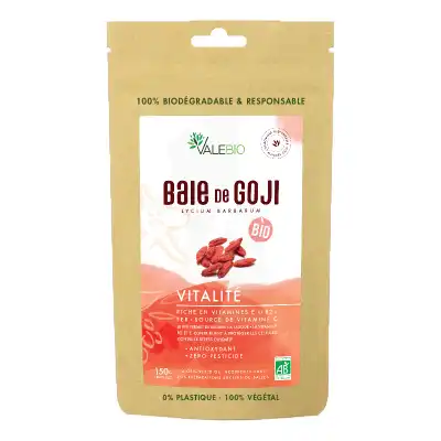 Valebio Baies De Goji Bio 150g à BAR-SUR-SEINE