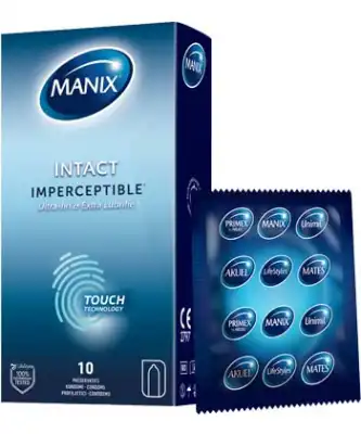 Manix Intact Préservatif B/10 à La Roche-Posay