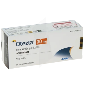 Otezla 30 Mg, Comprimé Pelliculé