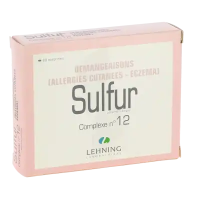 Sulfur Complexe N°12, Comprimé Sublingual à OULLINS