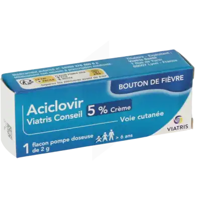 Aciclovir Viatris Conseil 5 %, Crème à LA-RIVIERE-DE-CORPS