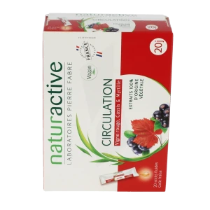 Naturactive Phytothérapie Fluides Solution Buvable Circulation 20 Sticks/10ml