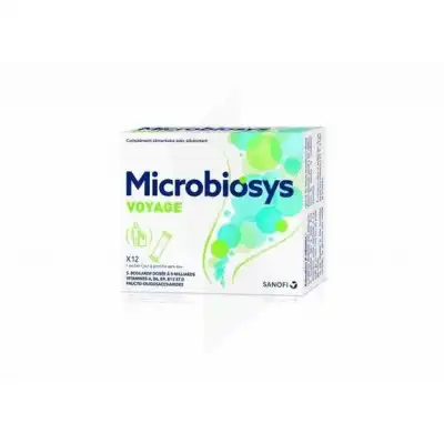 Microbiosys Voyage Poudre Orodispersible 12 Sticks à Poitiers