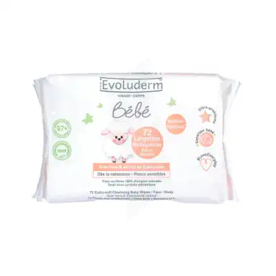 Lingettes Nettoyantes Extra Douces Pour Bébé 72 U. à MARIGNANE