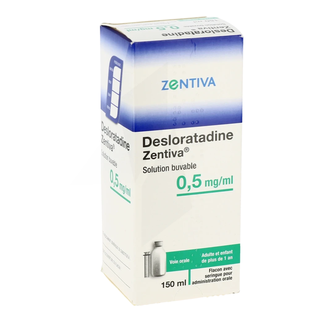 Desloratadine Zentiva 0,5 Mg/ml, Solution Buvable