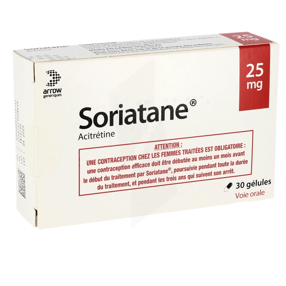Soriatane 25 Mg, Gélule