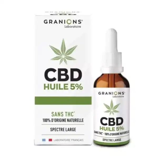 Granions Cbd 5 % Huile Cpal Fl Pipette/10ml