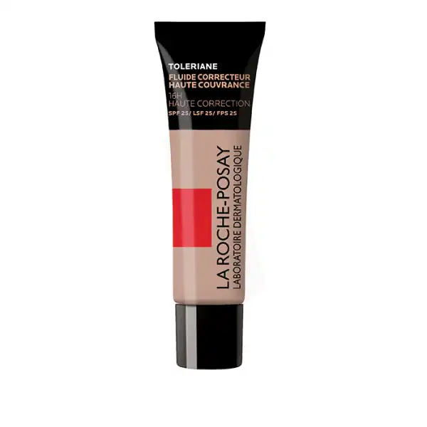 La Roche Posay Toleriane Fluide Correcteur Haute Couvrance 16h Haute Correction Spf25 Teinte N°12 Tube/30ml