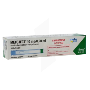 Metoject 10 Mg/0,20 Ml, Solution Injectable En Stylo Prérempli