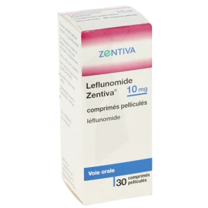 Leflunomide Zentiva 10 Mg, Comprimé Pelliculé